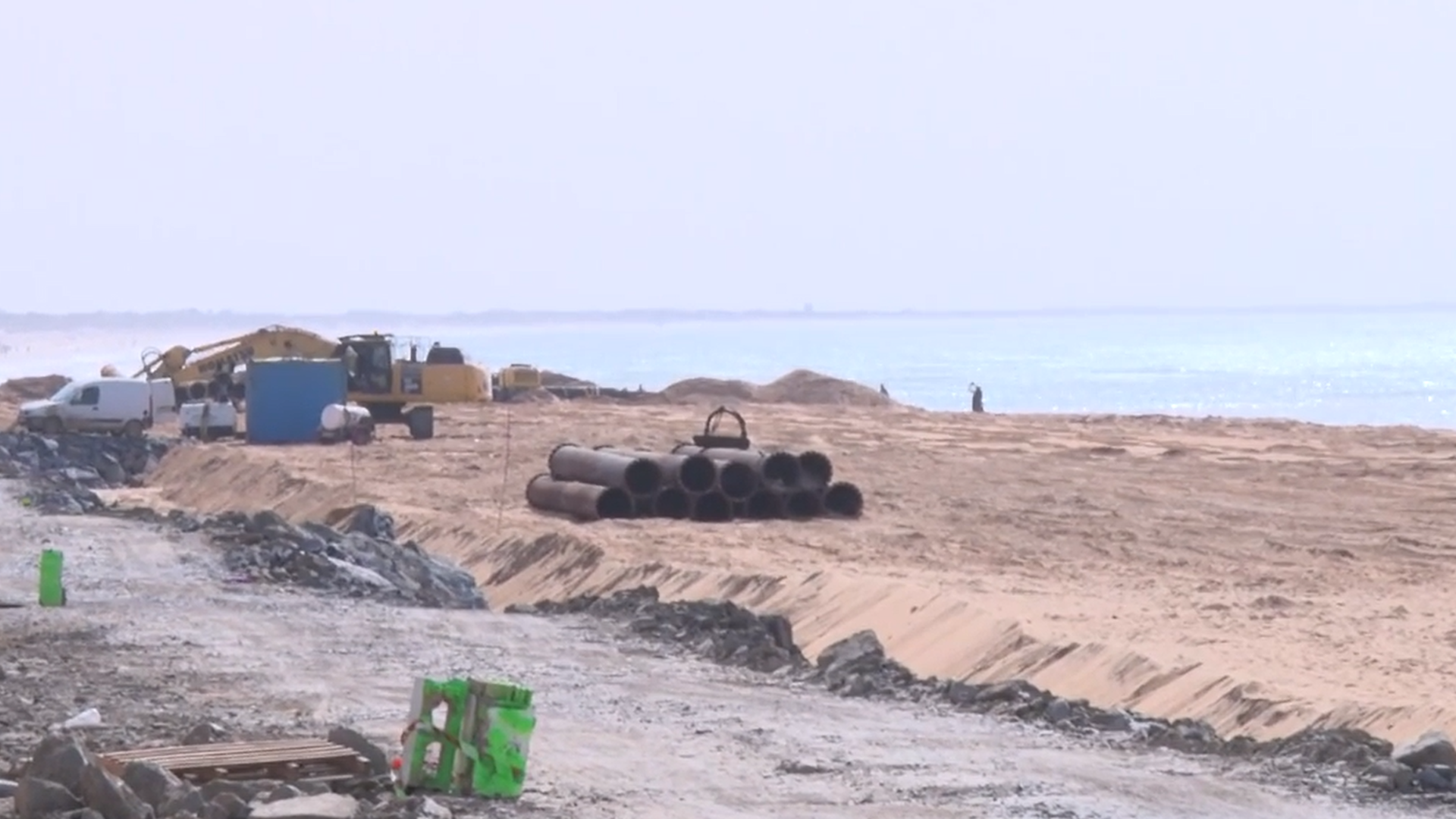 Playas destrozadas por las borrascas a un mes de Semana Santa Playas destrozadas por las borrascas a un mes de Semana Santa