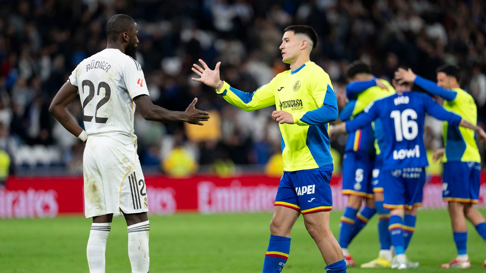 Rüdiger, tras el Real Madrid - Getafe.