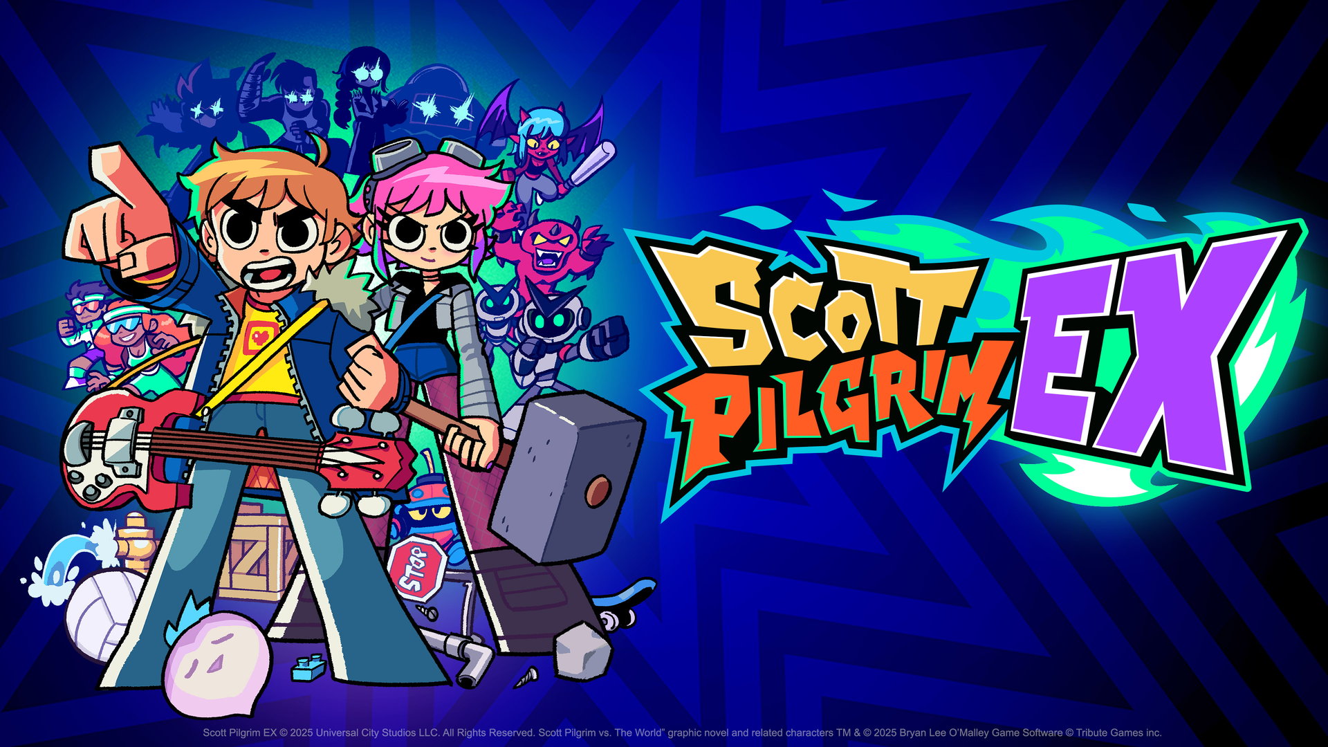 Scott Pilgrim EX, la portada con todos los personajes