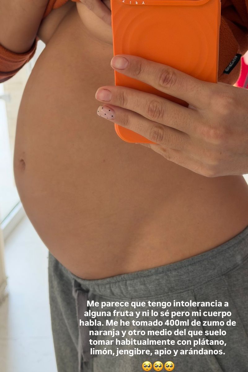 Sofía Suescun muestra una imagen de su vientre notablemente abultado