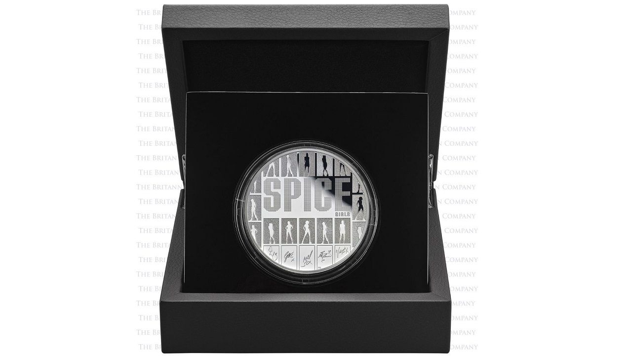 Una de las monedas de Spice Girls