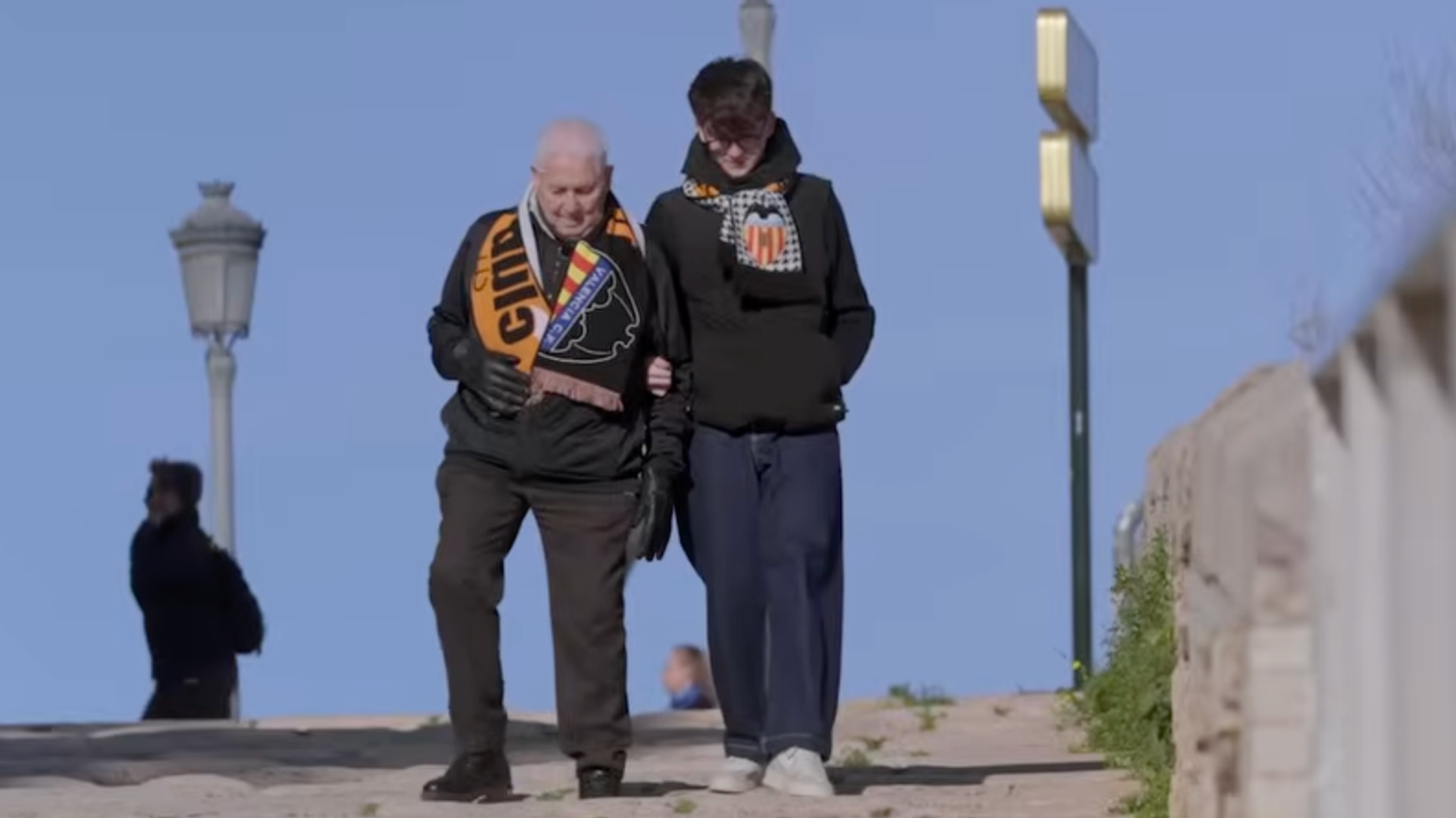 Vicent y su abuelo Vicente