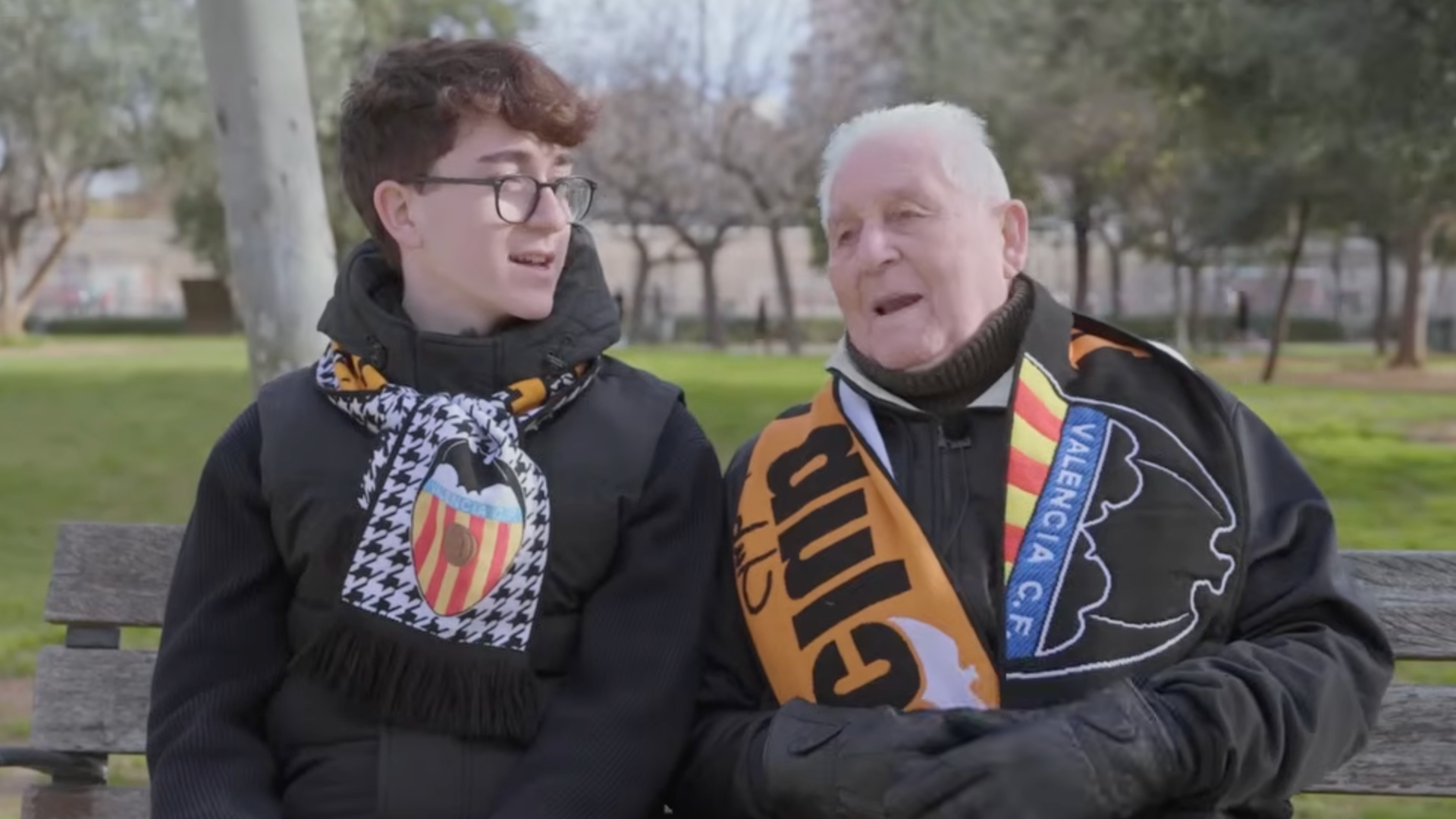 Vicent y su abuelo Vicente