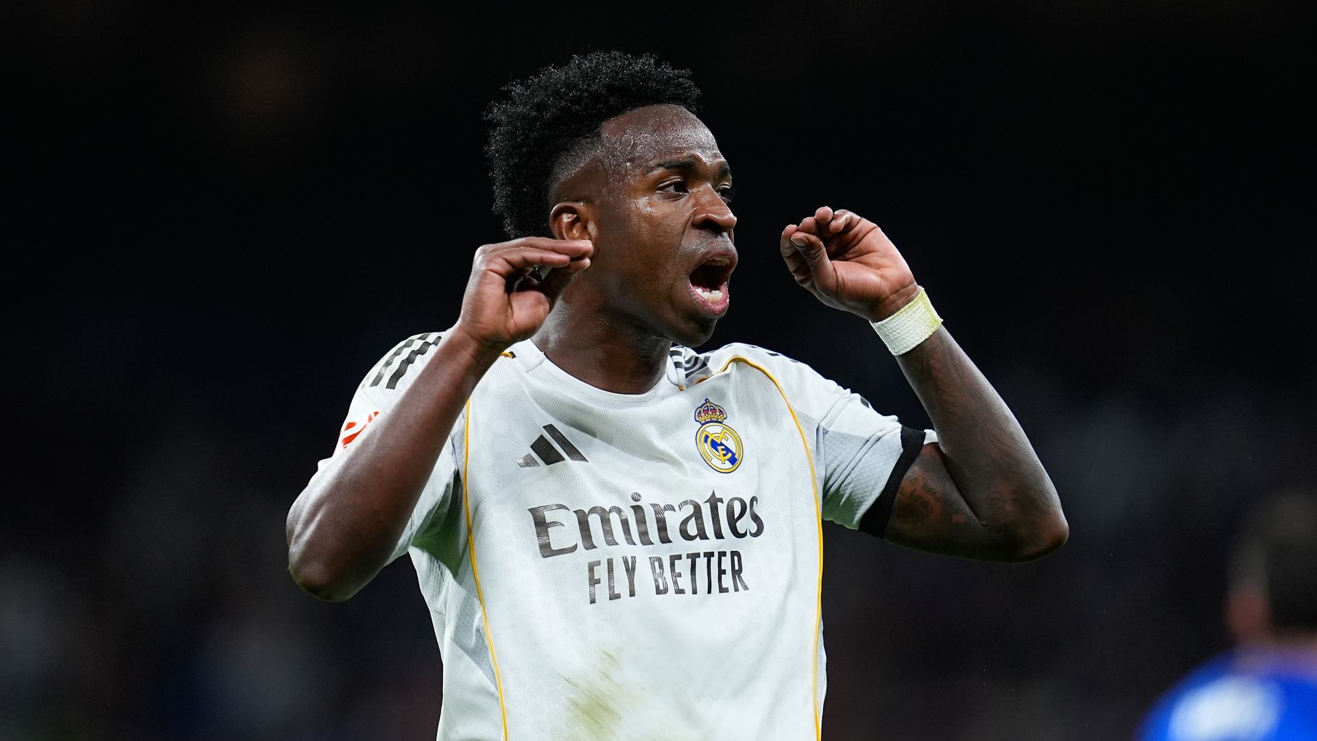 Vinicius cabreado con la afición del Madrid