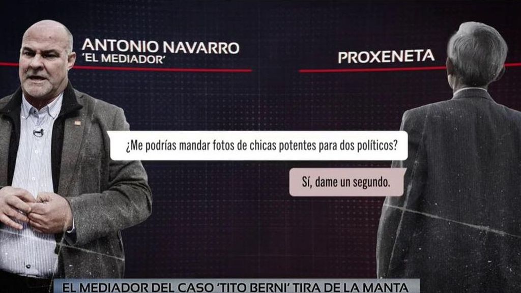Los mensajes entre el mediador del caso 'Tito Berni' con proxenetas sobre las citas con prostitutas: "¿Cómo las quieres, latinas o spanish?"