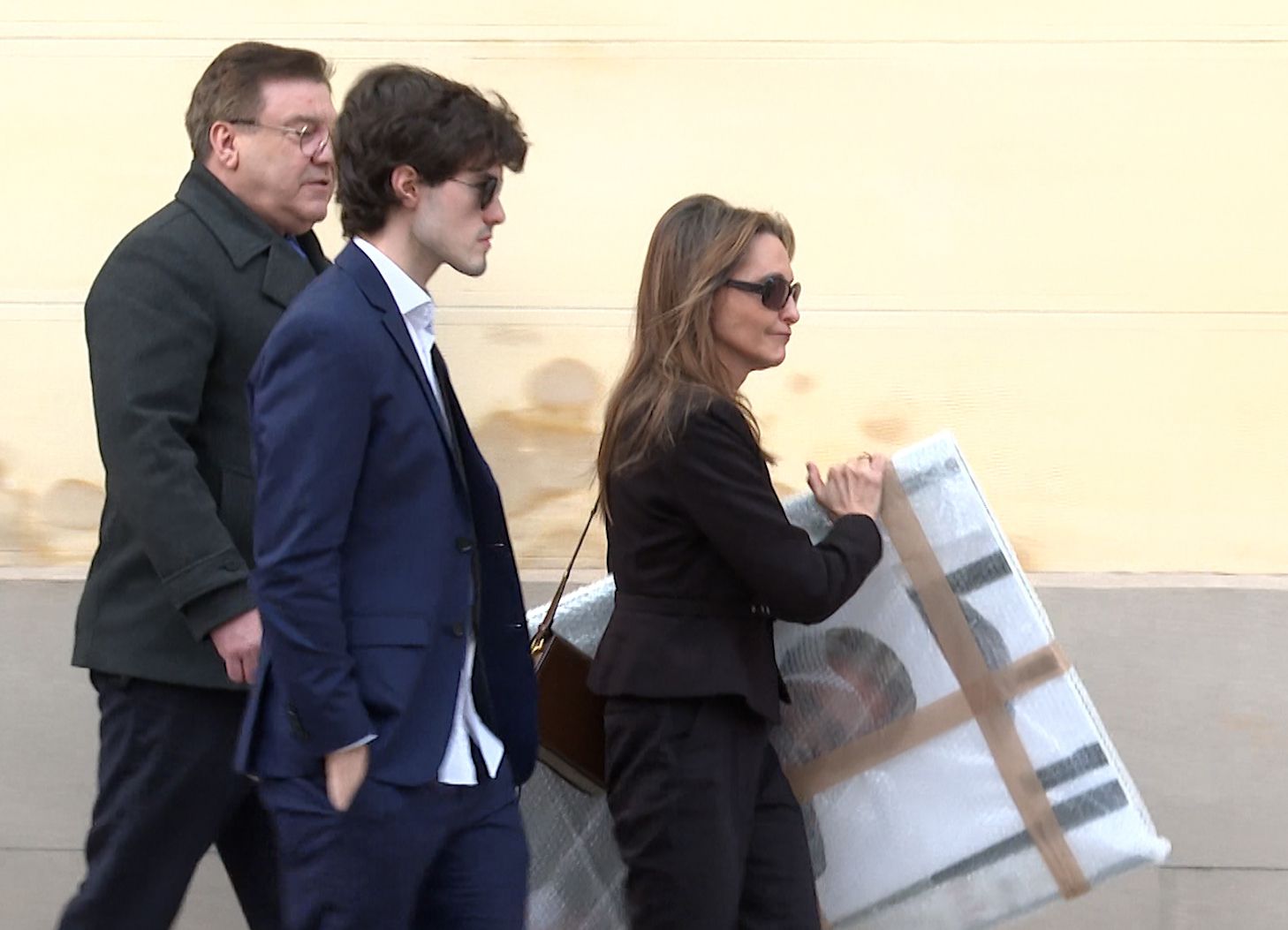 Ángela Rodrigo y el hijo pequeño de Fernando Ónega