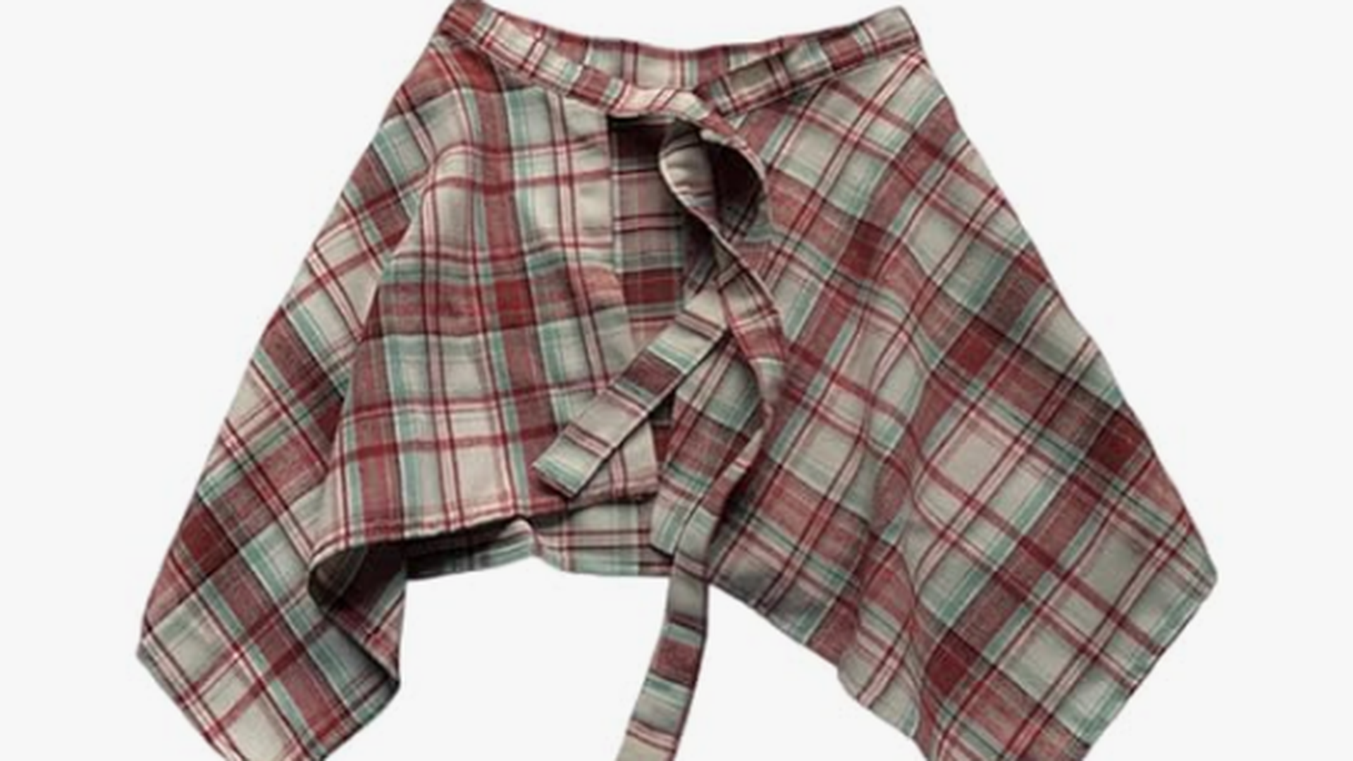 Falda asimétrica o 'shirt wrap skirt', similar a la escogida por Susana Molina