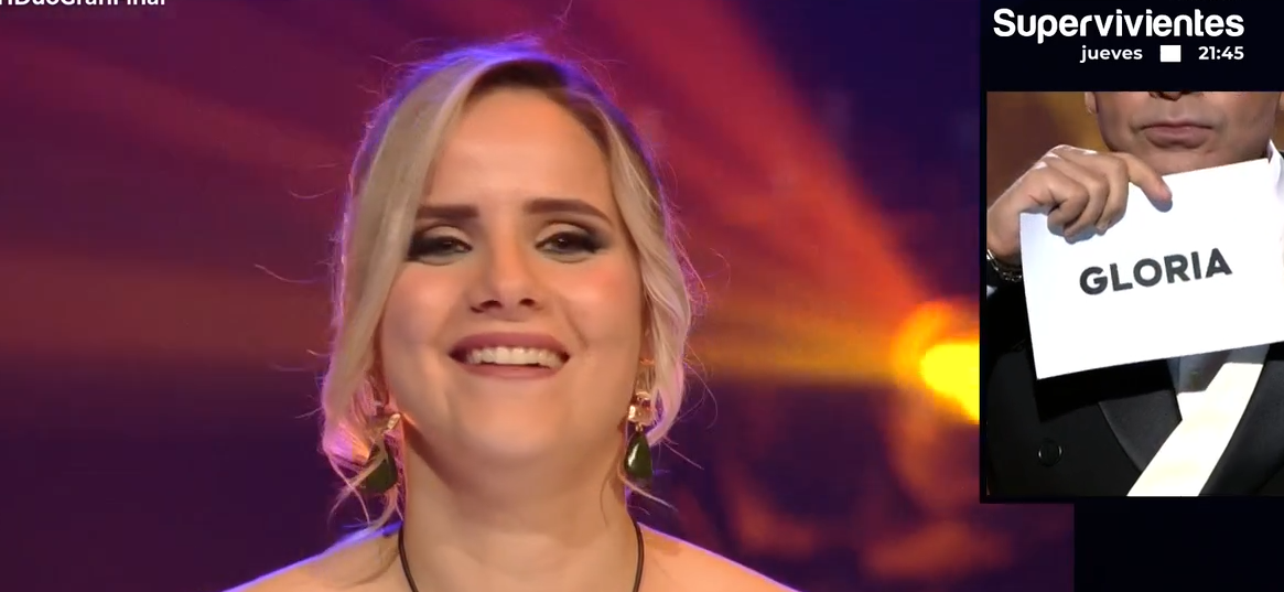 Gloria, tercera finalista