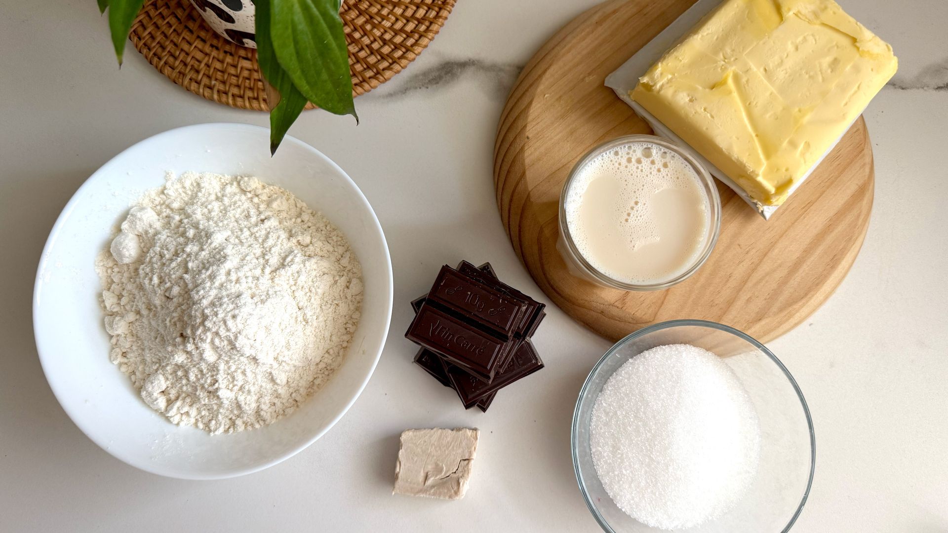 Los ingredientes de la receta