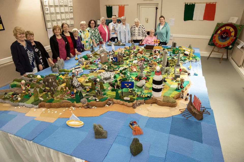 Mapa de Irlanda de ganchillo