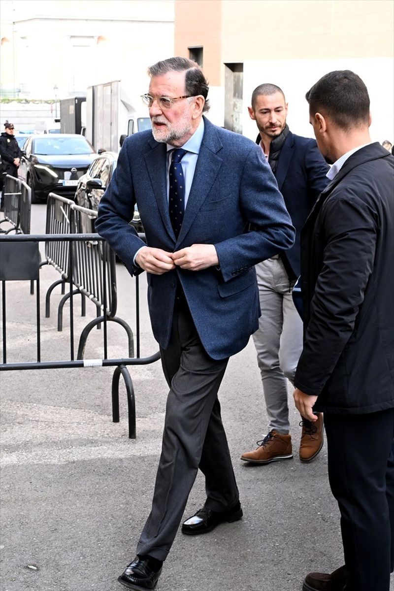 Mariano Rajoy, en la capilla ardiente de Fernando Ónega