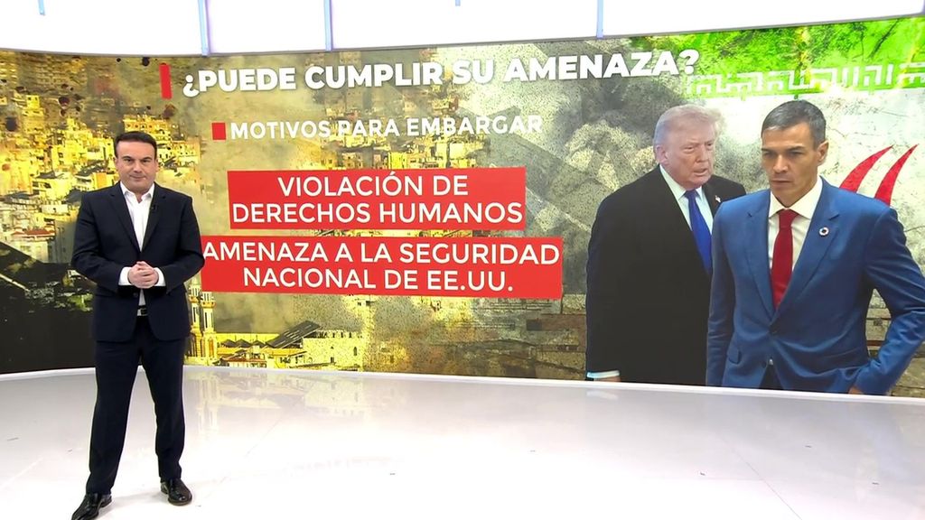 ¿Puede Donald Trump cumplir su amenaza a decretar un embargo comercial a España?