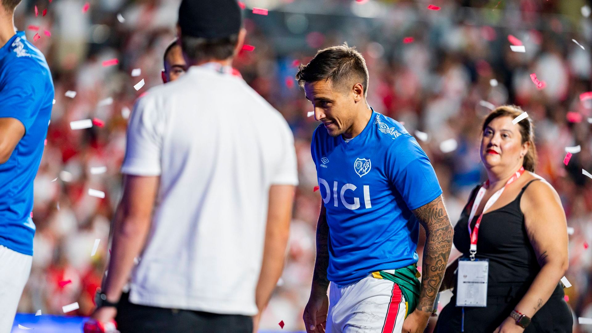 Trejo después de lograr la clasificación a la Europa League