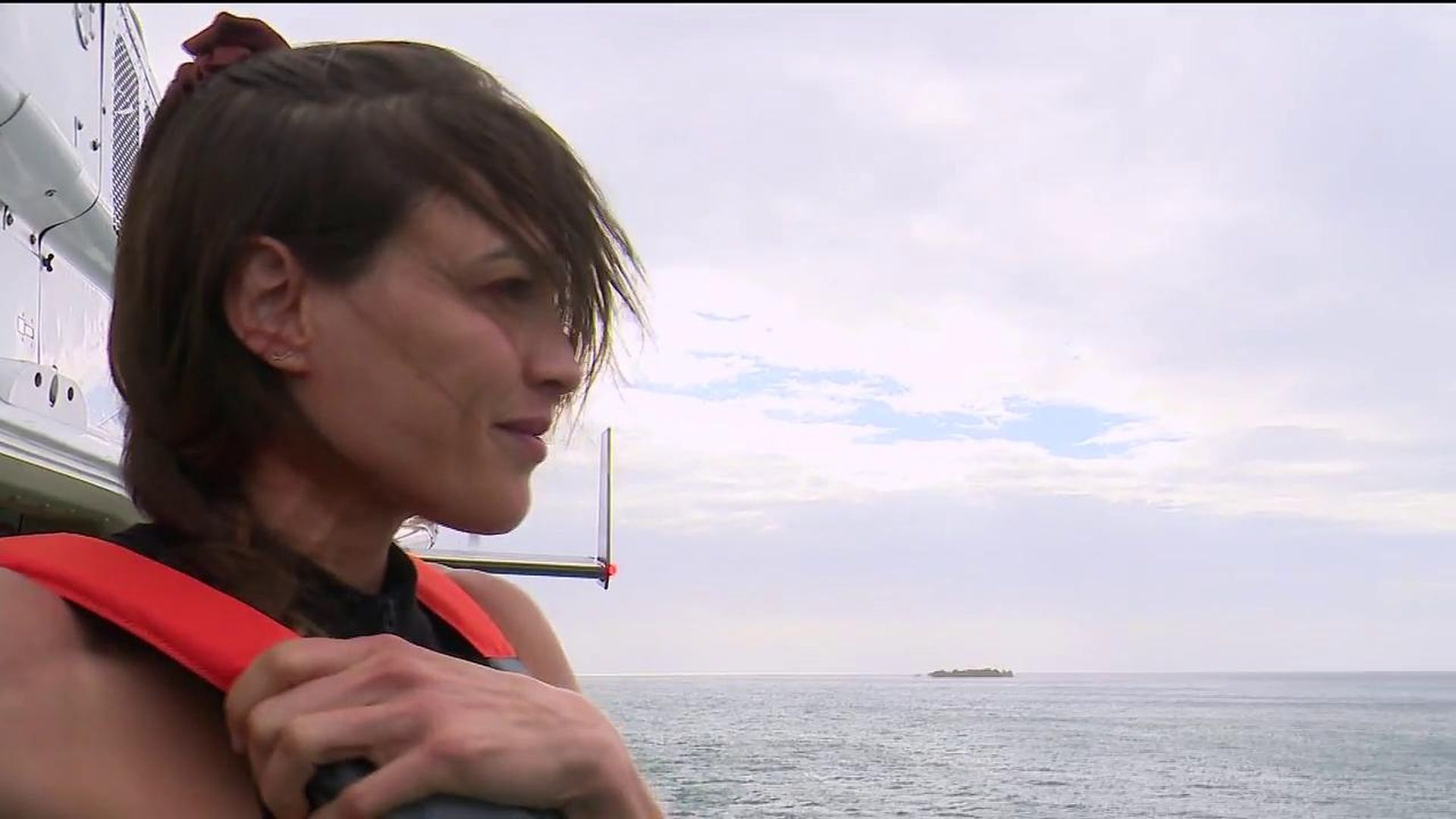 El emotivo mensaje de Ingrid Betancor a sus hijos al saltar del helicóptero: "De mayores quieren estar aquí como yo"