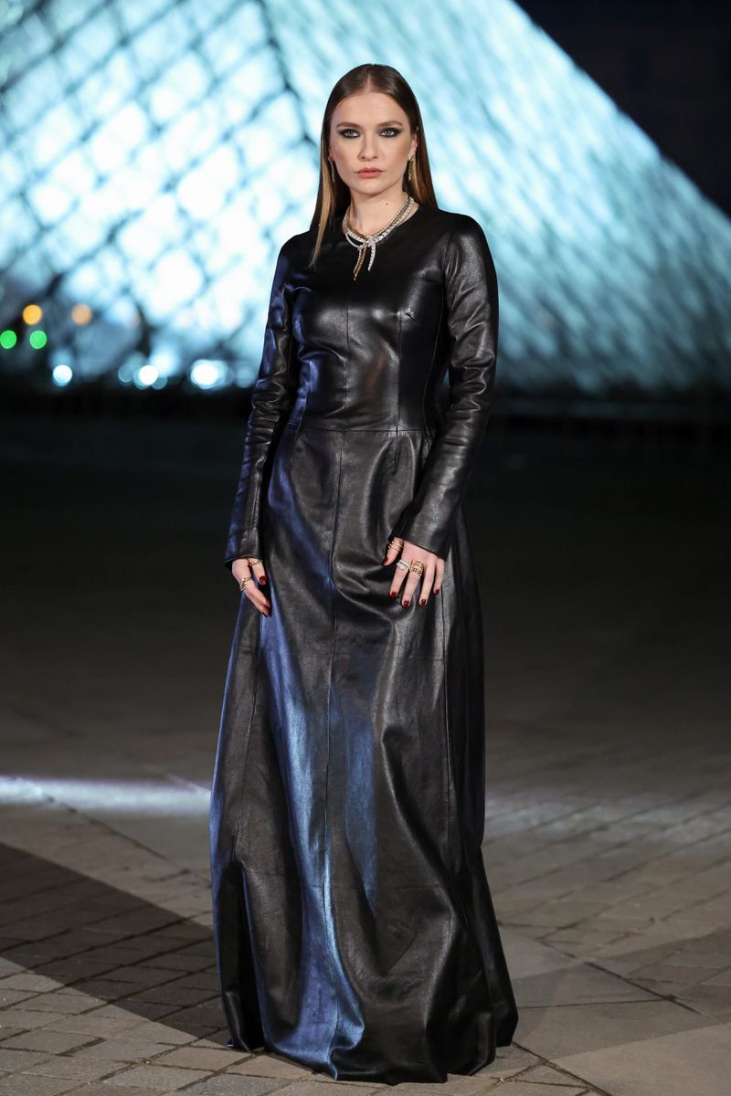 Camille Razat, en la Grand Diner du Louvre