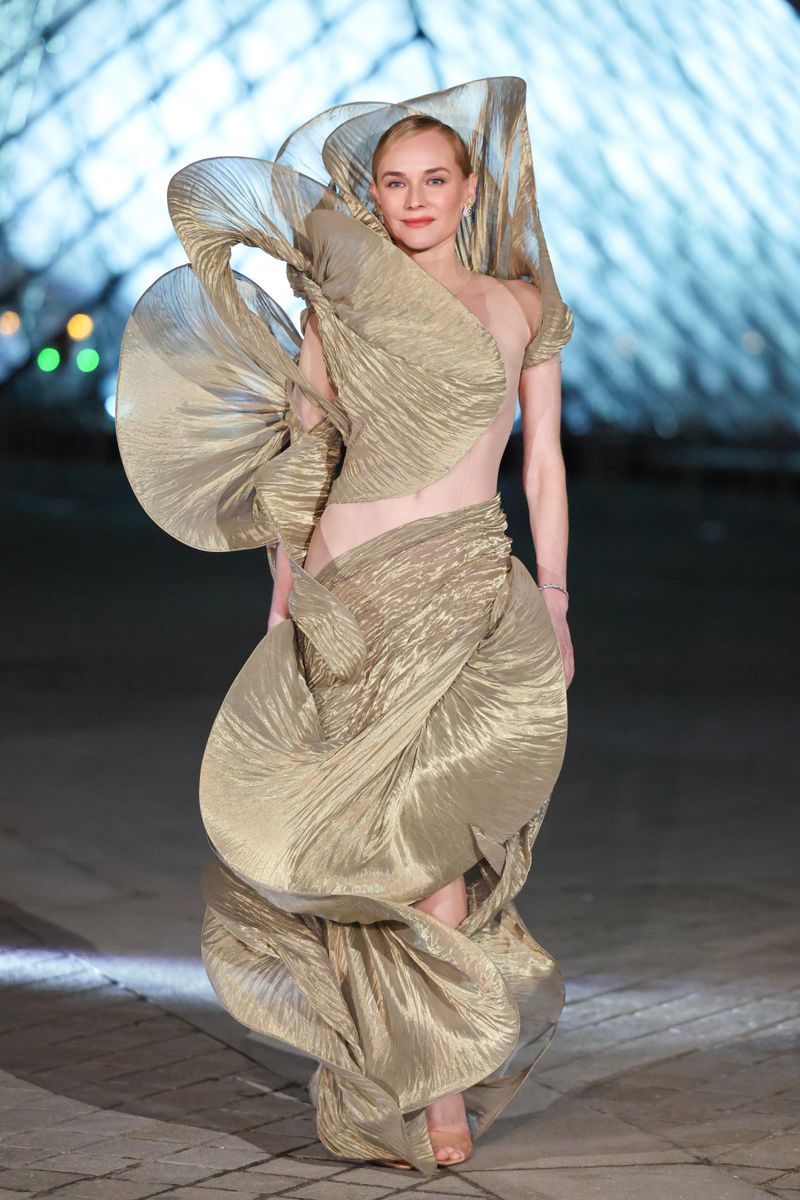 Diane Kruger, en la Grand Dîner du Louvre