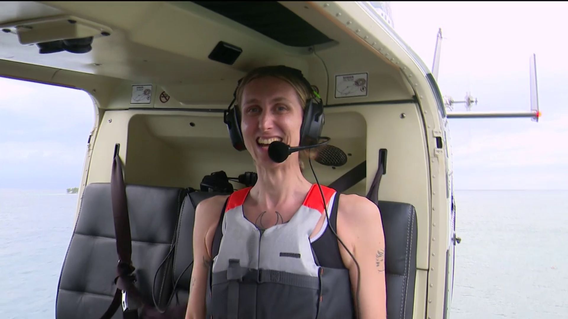 El salto de Alejandra de la Croix desde el helicóptero en ‘Supervivientes 2026’