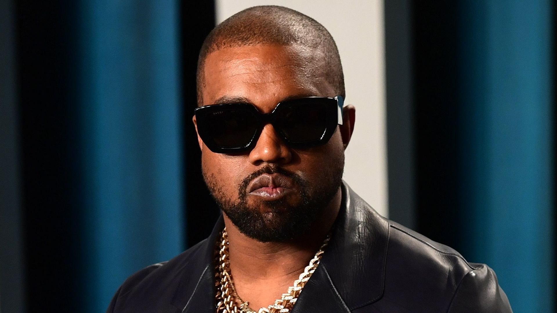 Kanye West en la fiesta Vanity Fair 2020
