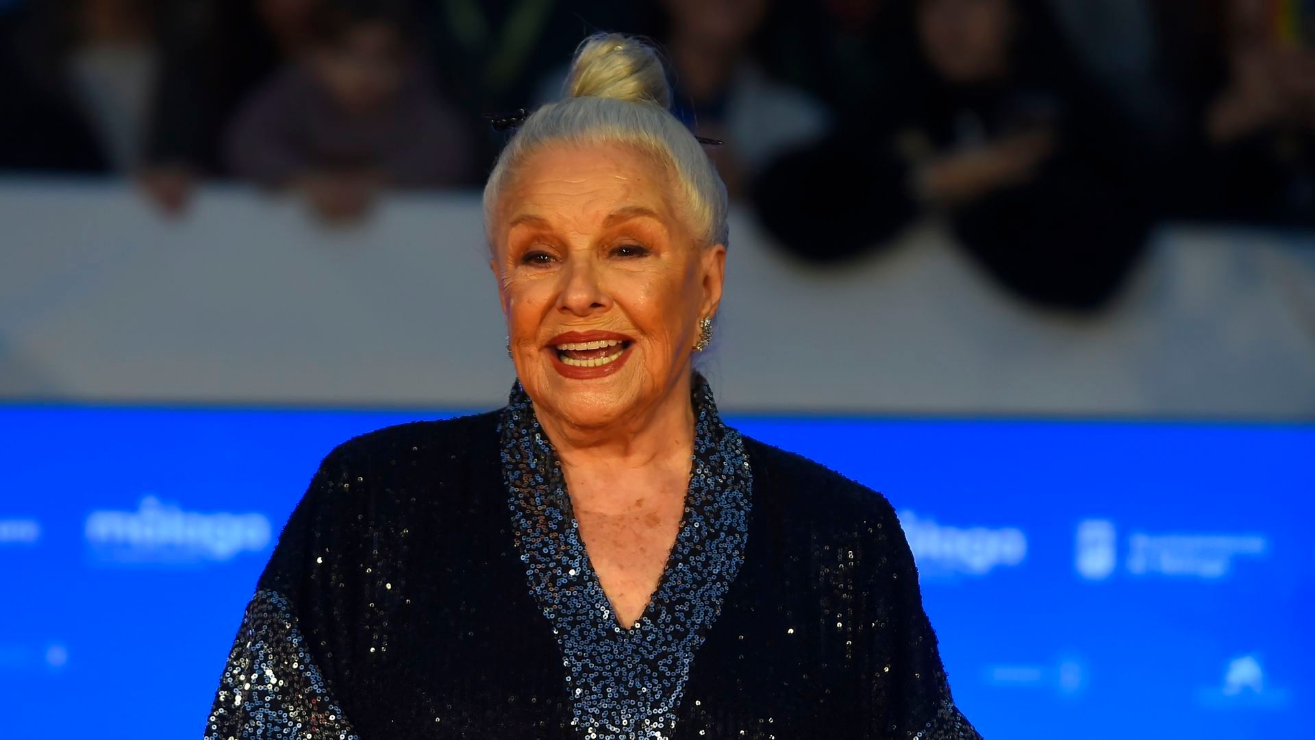 Lola Herrera en la alfombra roja del Festival de Málaga