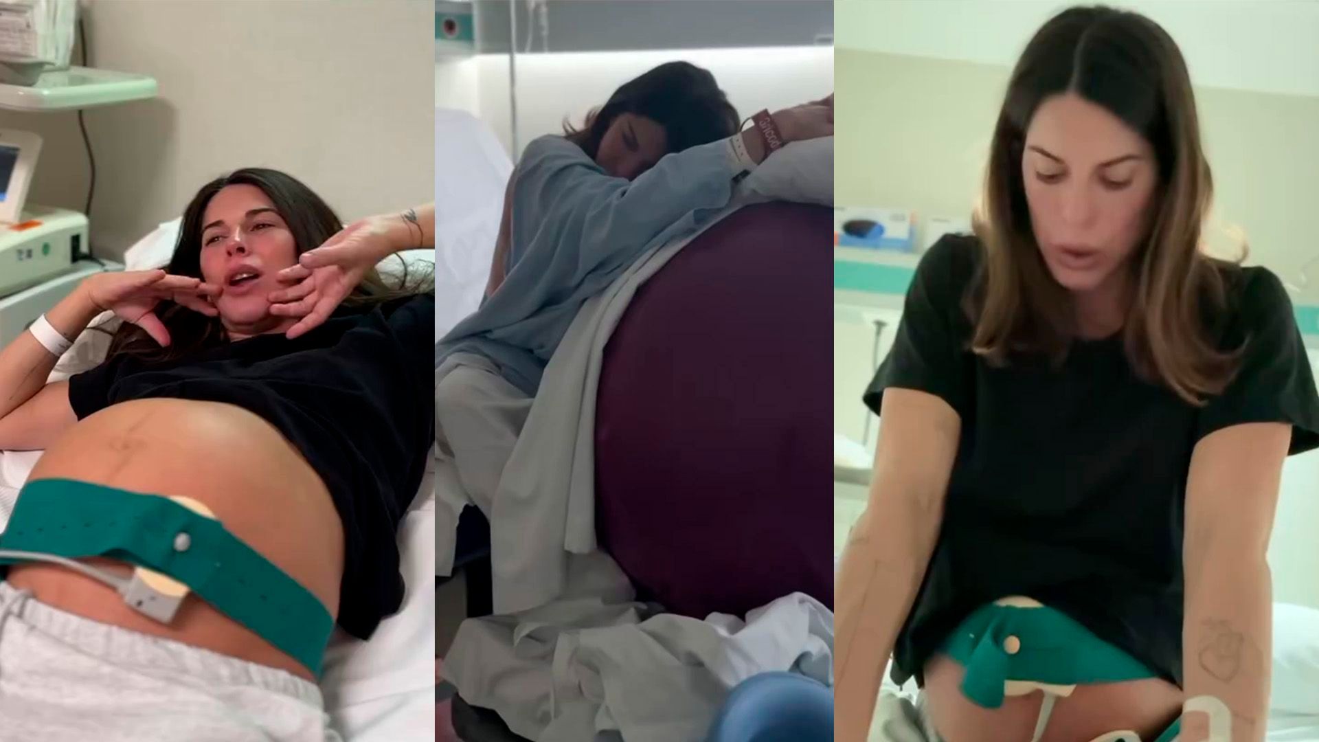 Marta en trabajo de parto