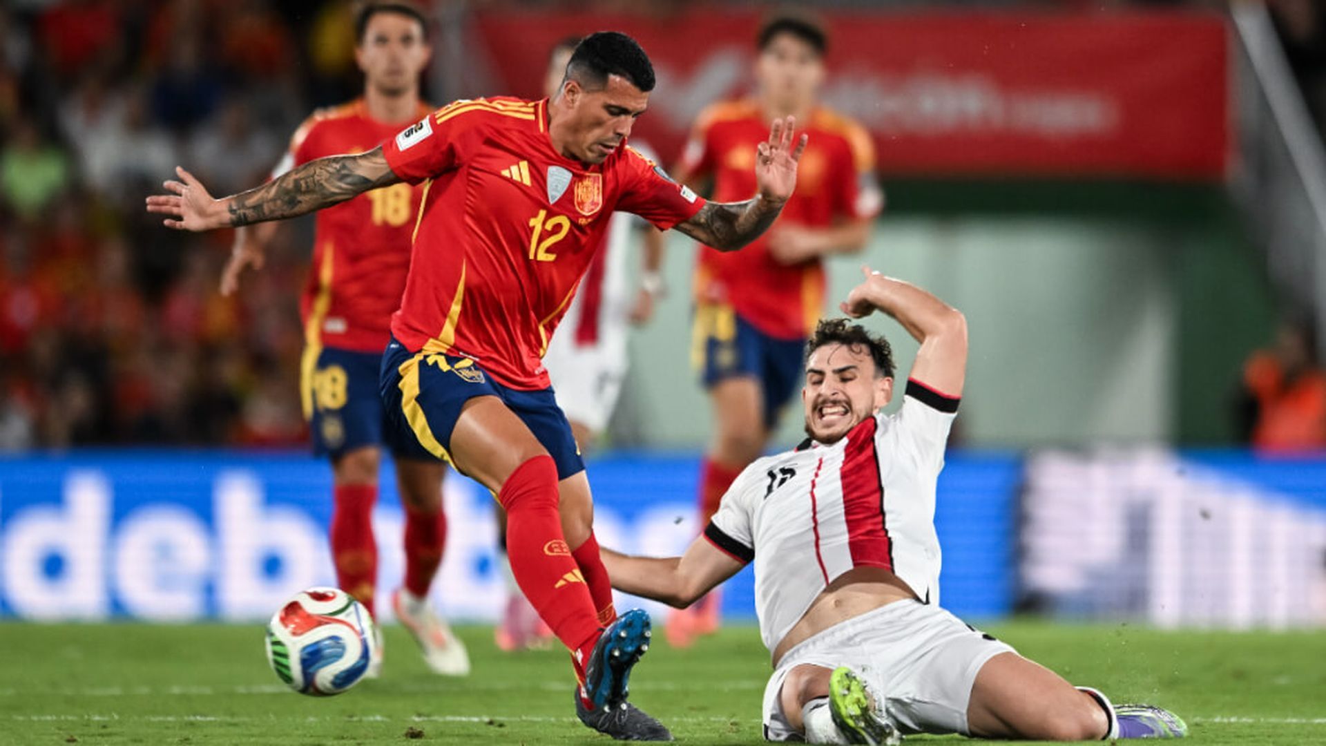 Pedro Porro, con la selección española