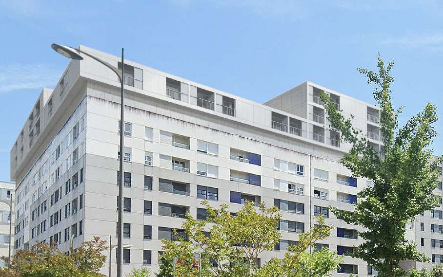 Propuesta de levante para uno de los edificios de Vitoria