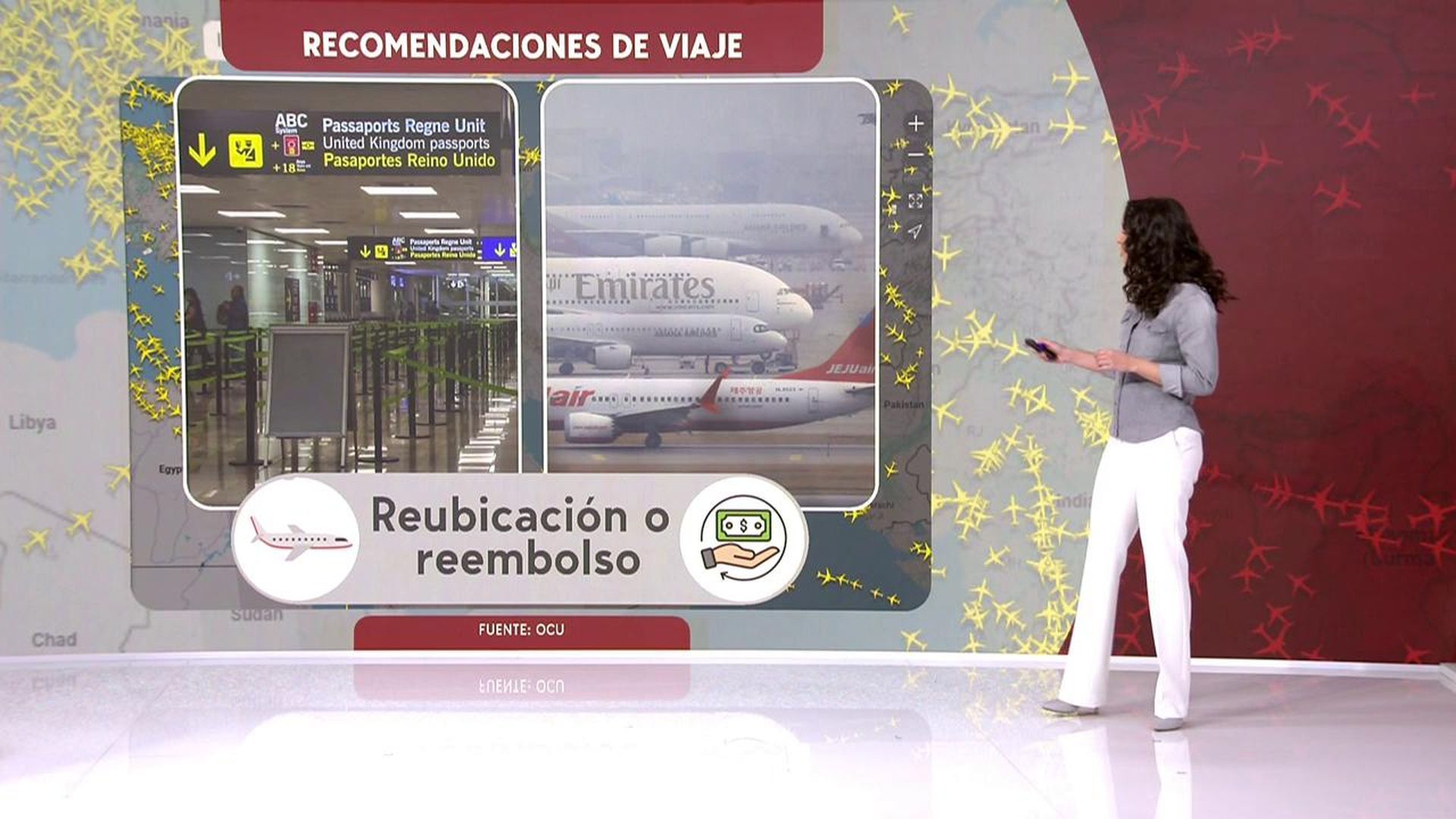 ¿Qué hago si tengo un viaje para Semana Santa con escala en la zona de conflicto?
