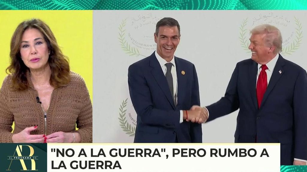 Ana Rosa Quintana analiza los últimos movimientos del Gobierno: "El cuento de 'No a la guerra' le está saliendo rentable a Sánchez"