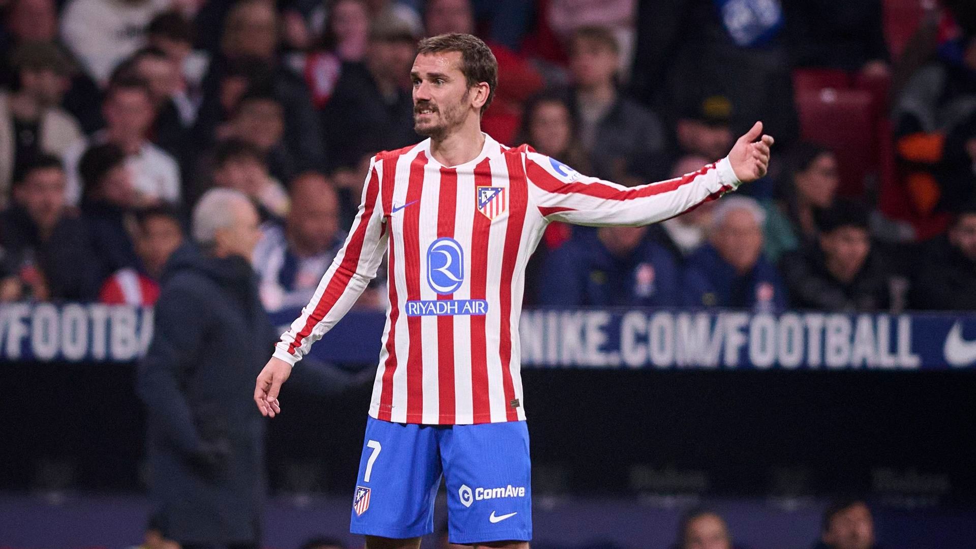Antoine Griezmann en un partido del Atlético de Madrid