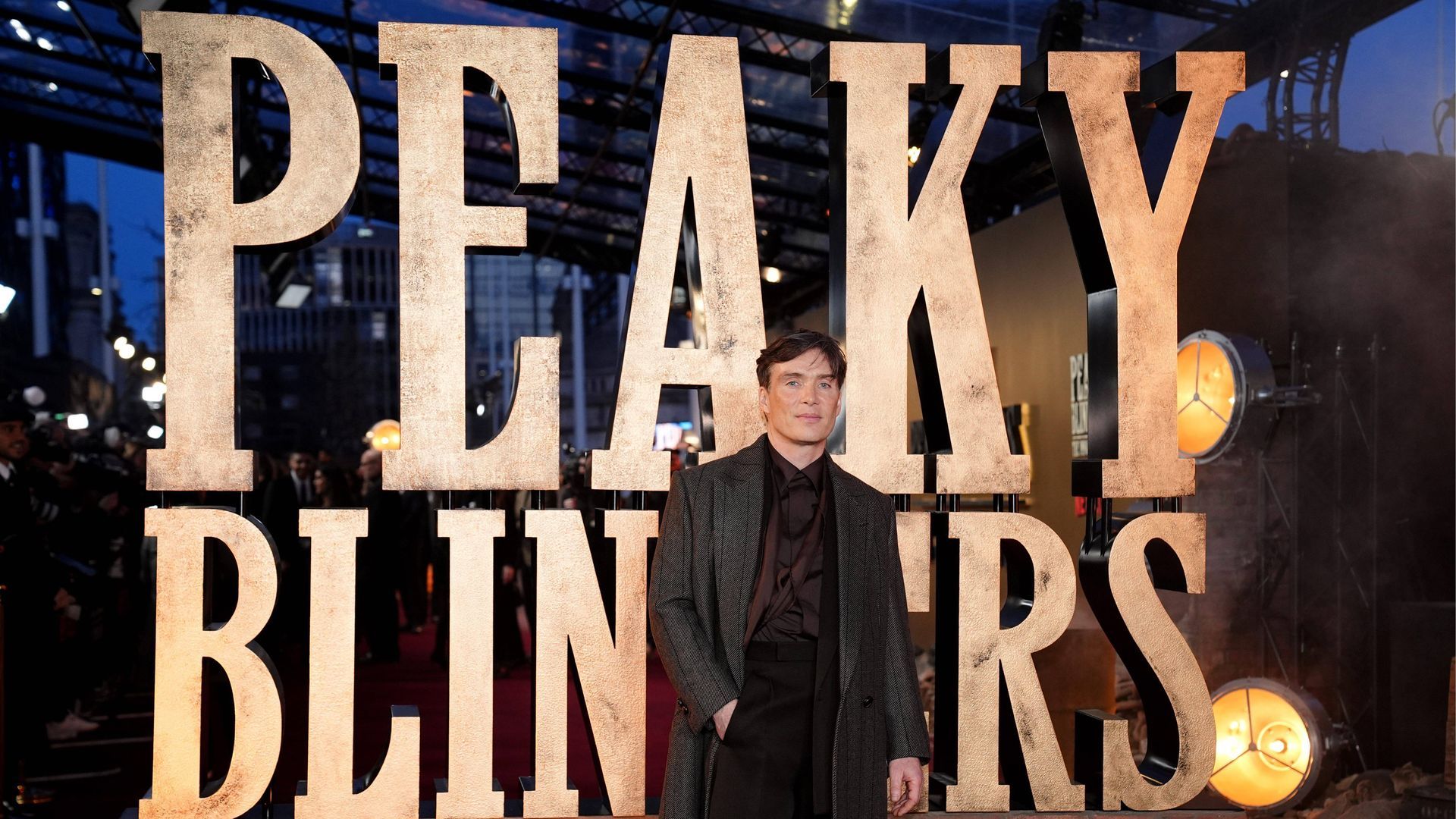 Cillian Murphy, en la premiere de la película de 'Peaky Blinders'