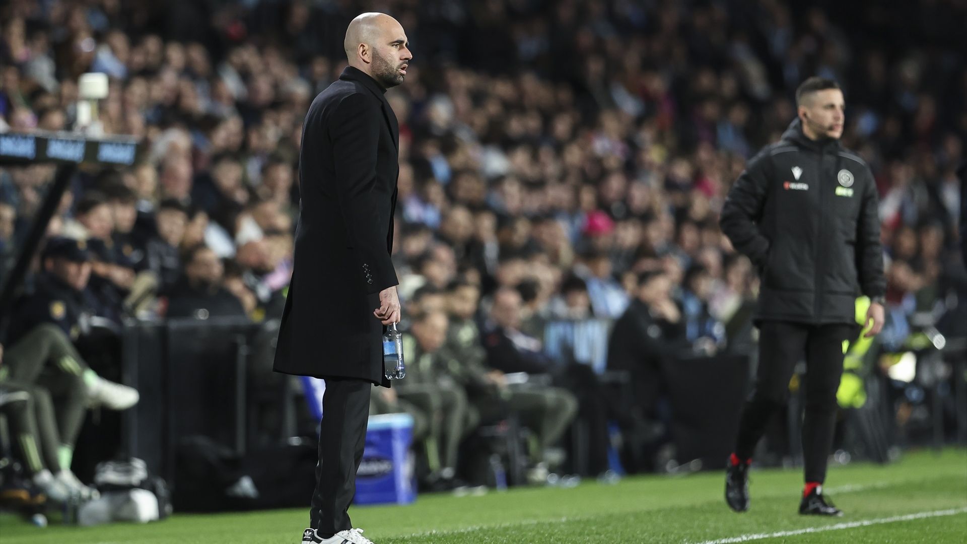 Claudio Giráldez, en el Celta - Real Madrid