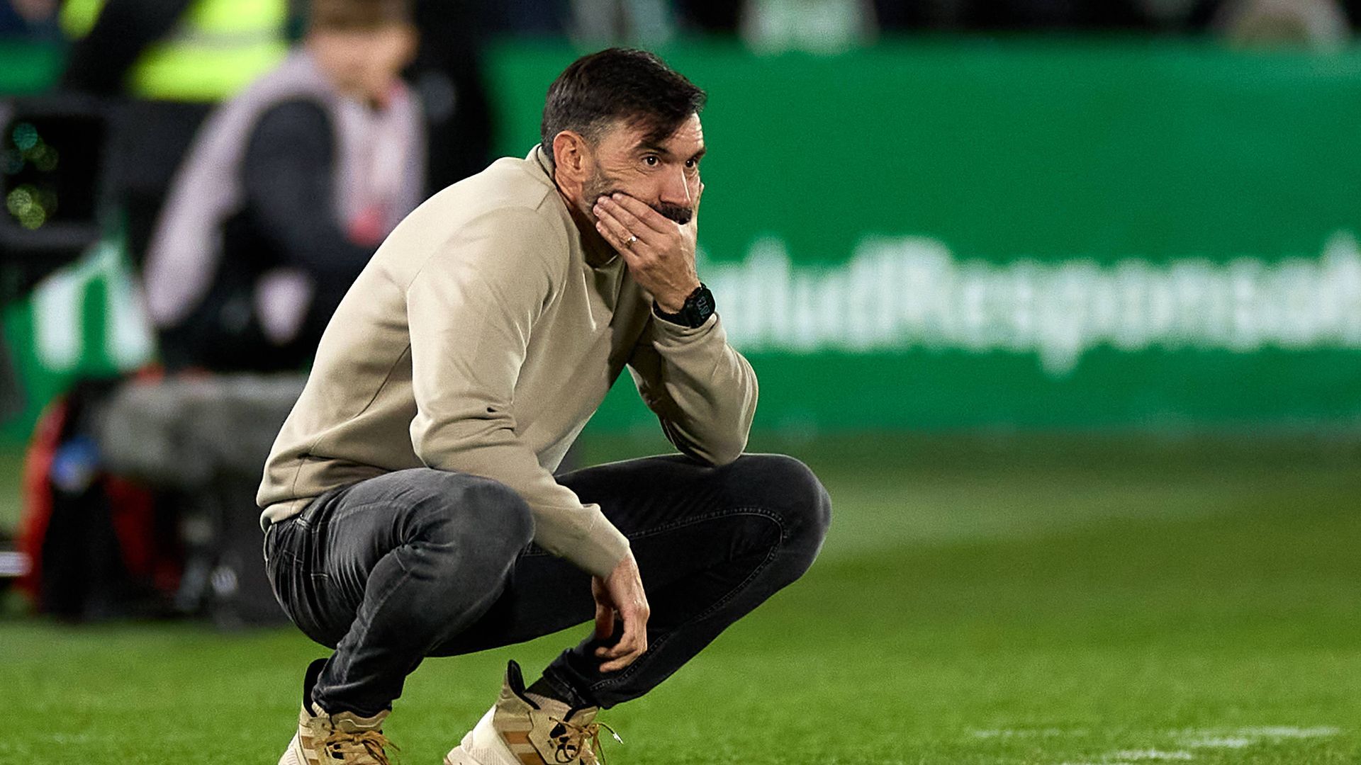 Eder Sarabia, en un partido del Elche