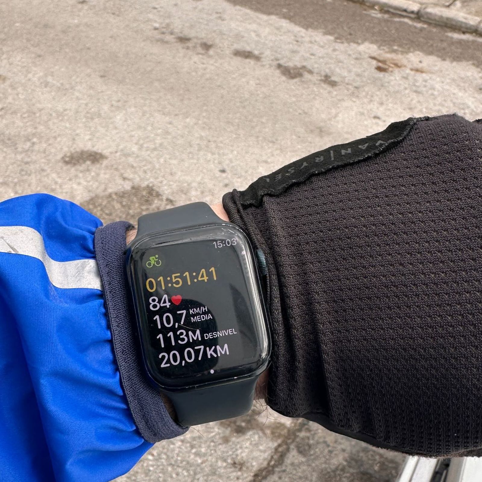 El recorrido en bici de Alejandro y Tania