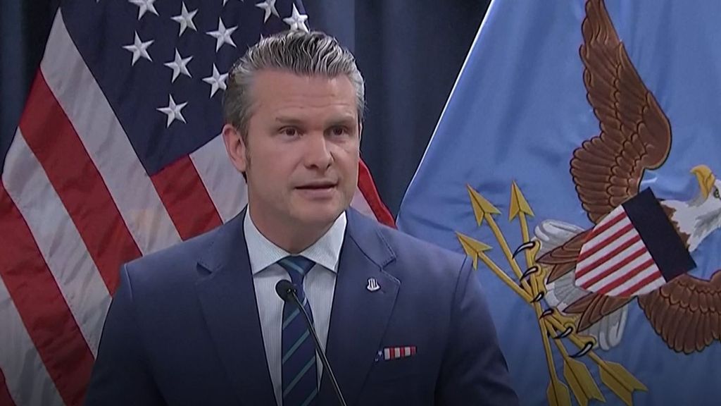 El secretario de Guerra de EEUU: "Si creen haber visto algo, esperad"