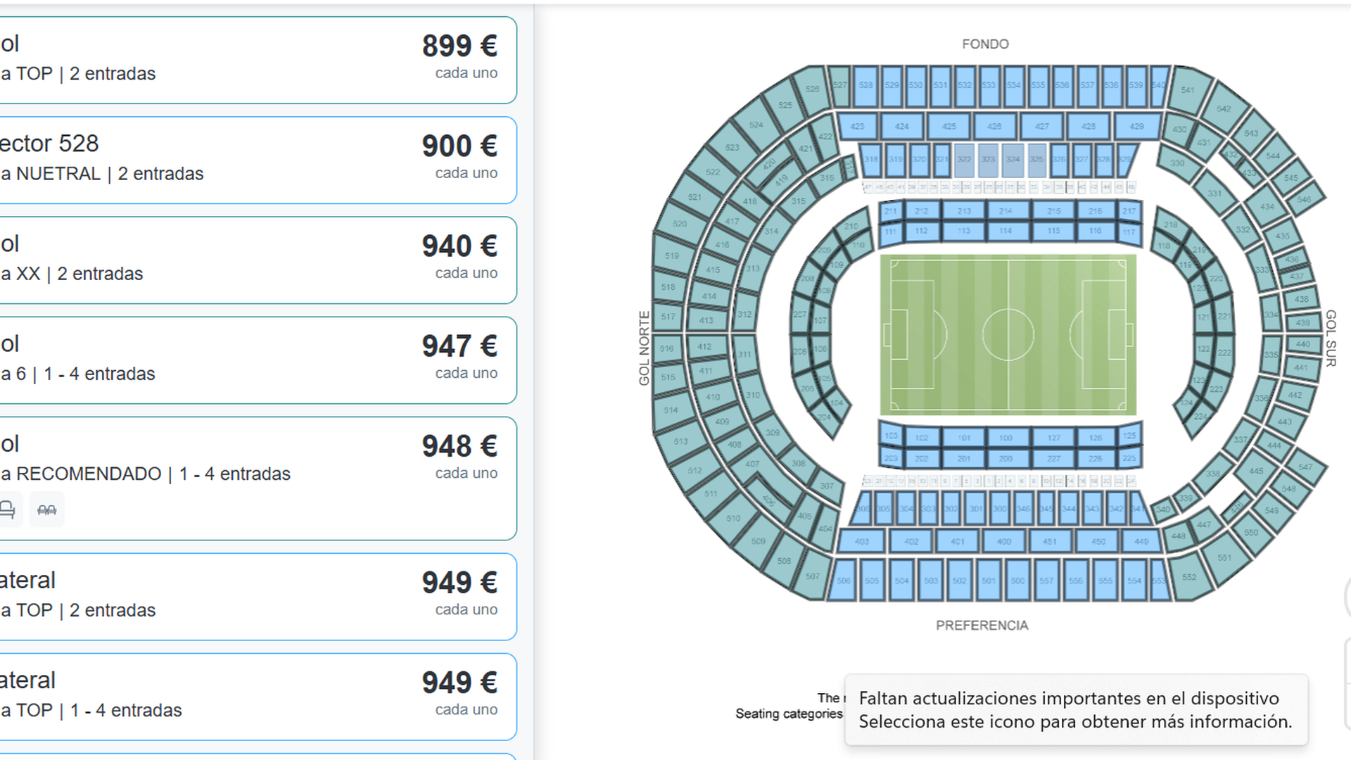 Entradas a la venta para la final de Copa del Rey en StubHub
