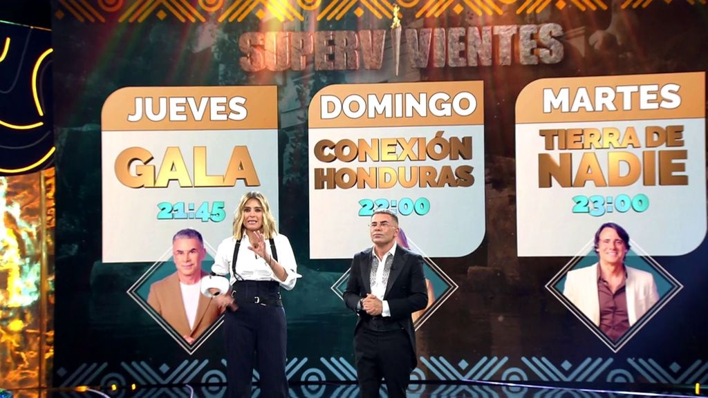 Sandra Barneda anuncia en la gala las fechas del gran estreno de 'Supervivientes: Conexión Honduras' y 'Tierra de Nadie': "Se enfrentarán en el consejo de los dioses"