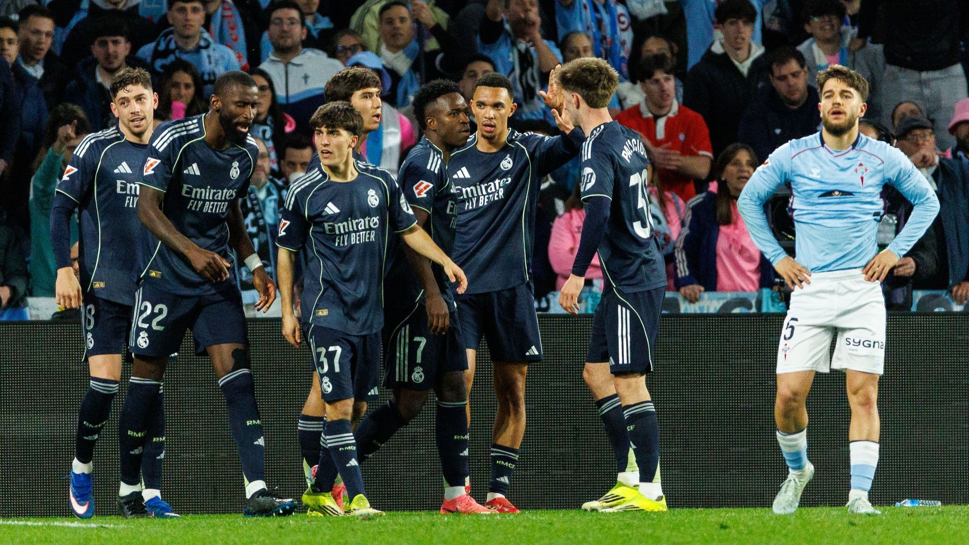 Gol de Fede Valverde en el Celta - Real Madrid