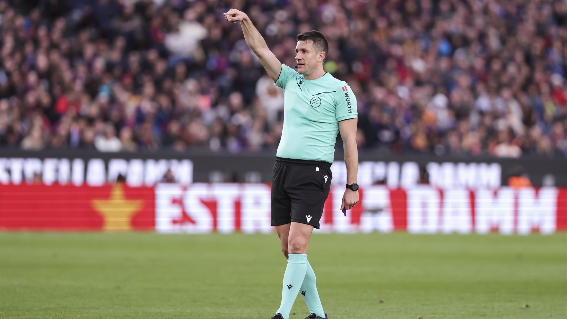 Isidro Diaz de Mera, en un partido