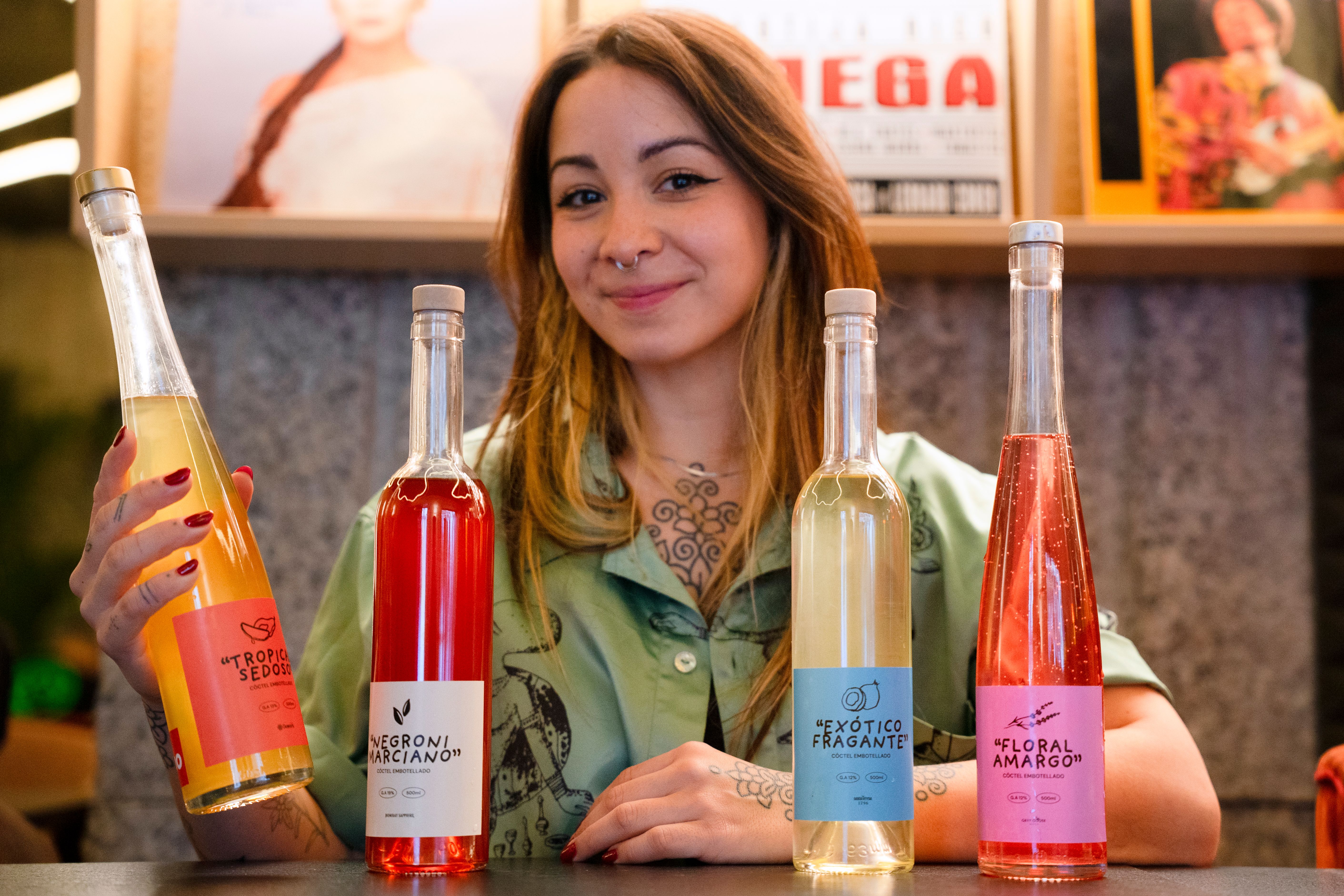 Mel Da Conceição es la responsable de la propuesta líquida del restaurante de Víctor Camargo