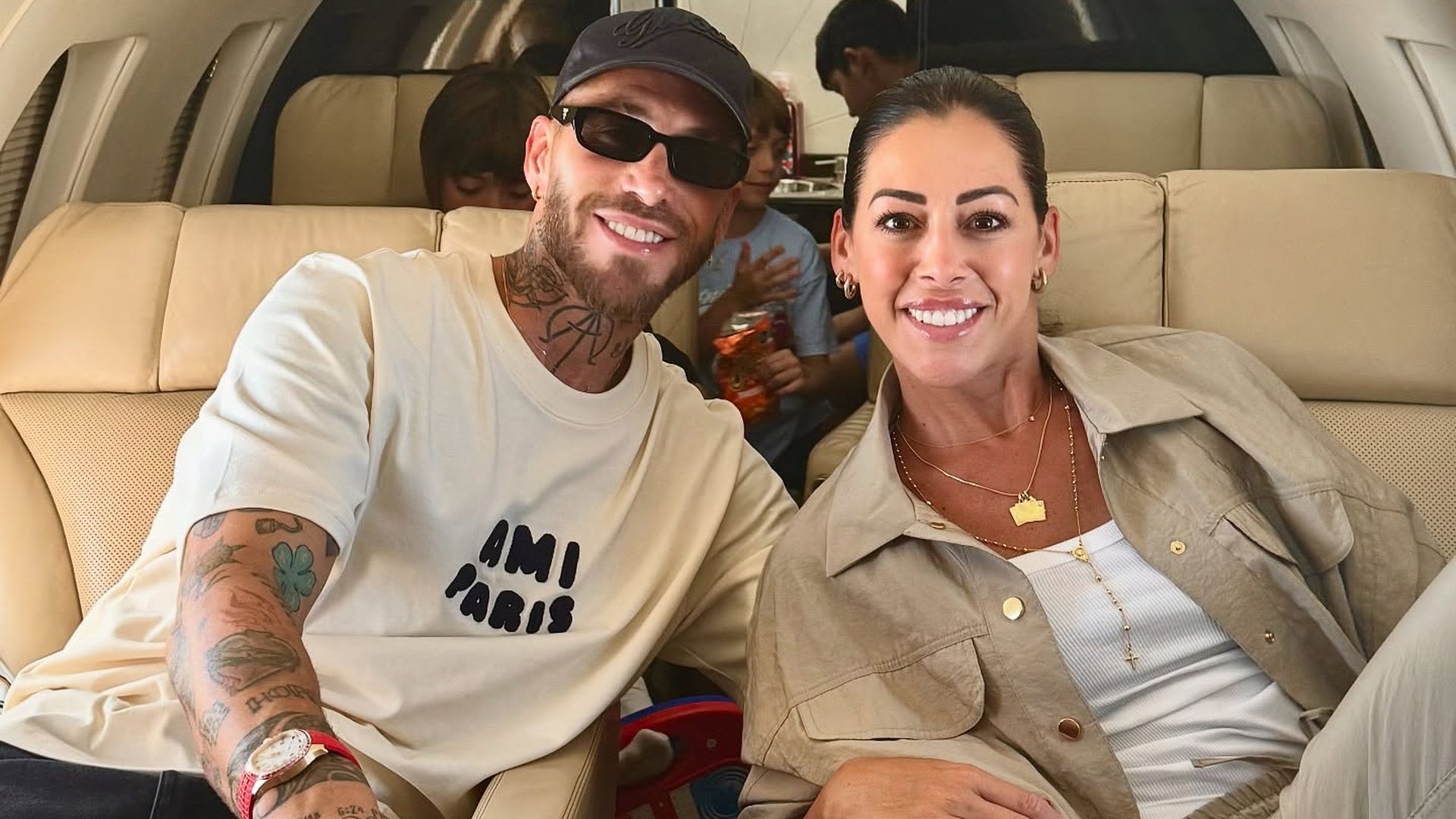 Sergio Ramos y su hermana Mirian