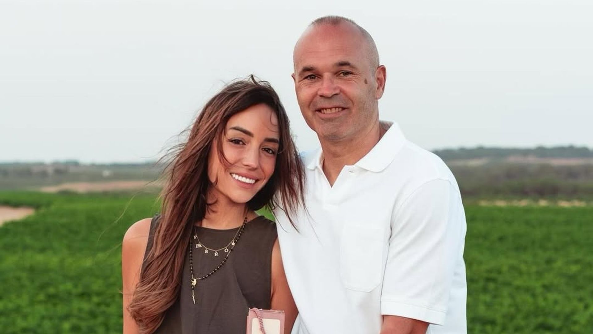 Anna Ortiz y Andrés Iniesta