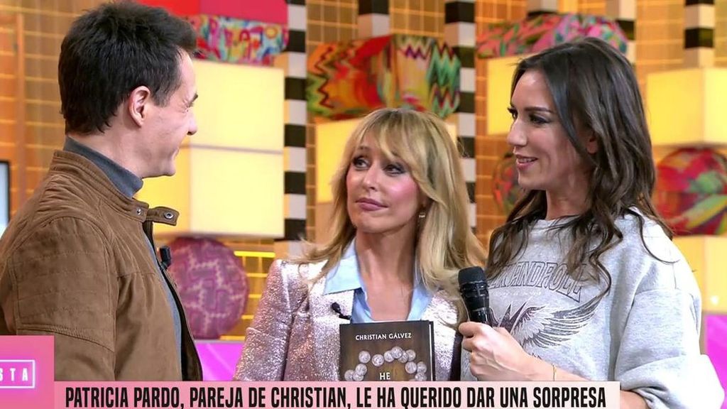 Patricia Pardo sorprende a Christian Gálvez tras su declaración de amor en directo