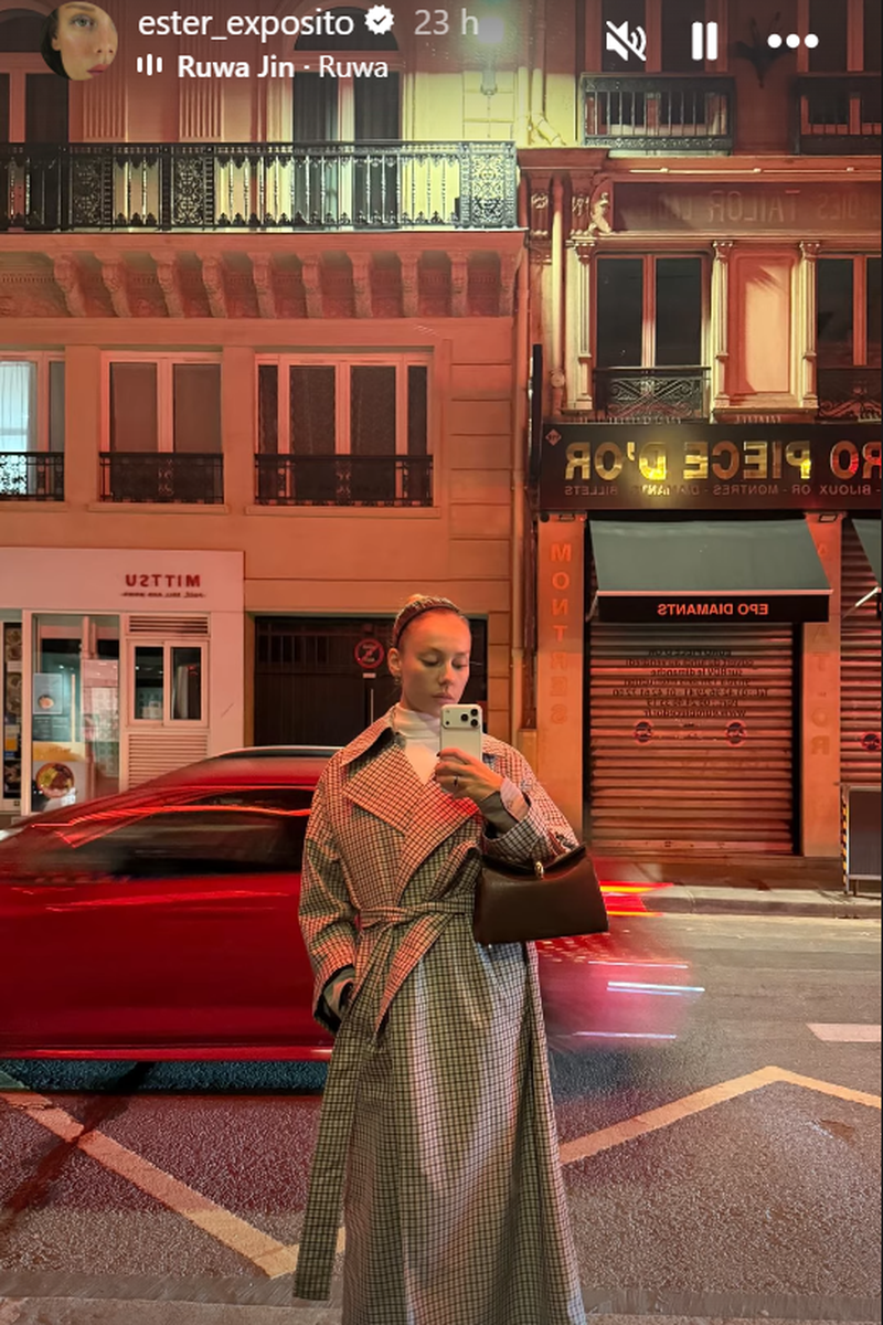 Ester Espósito, en su red social