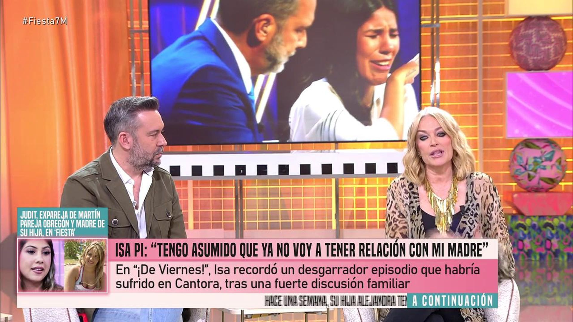 'Fiesta' analiza la reconciliación de los Pantoja