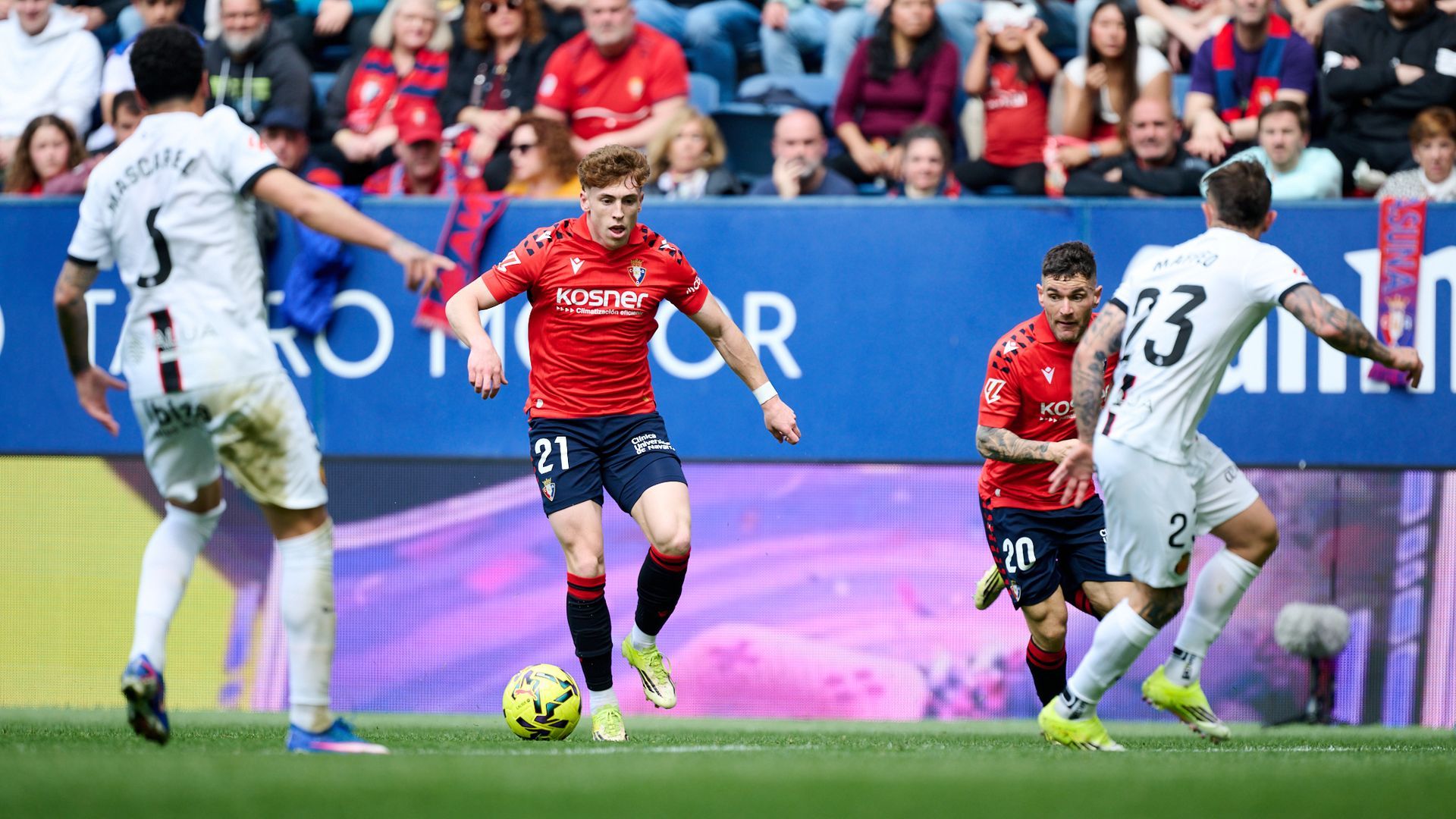 Víctor Muñoz, en el Osasuna-Mallorca