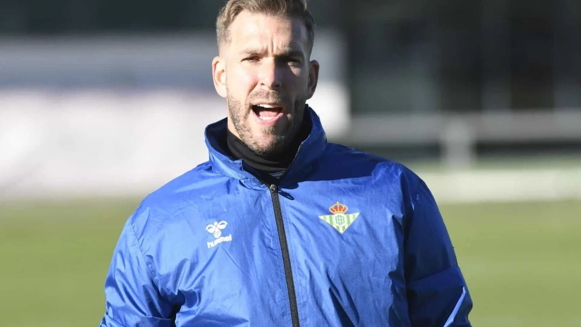 Adrián San Miguel, en un entrenamiento