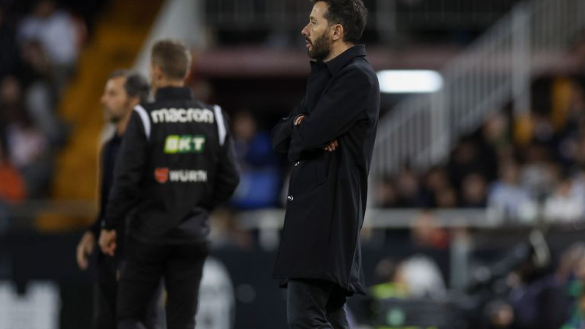 Carlos Corberán en Mestalla