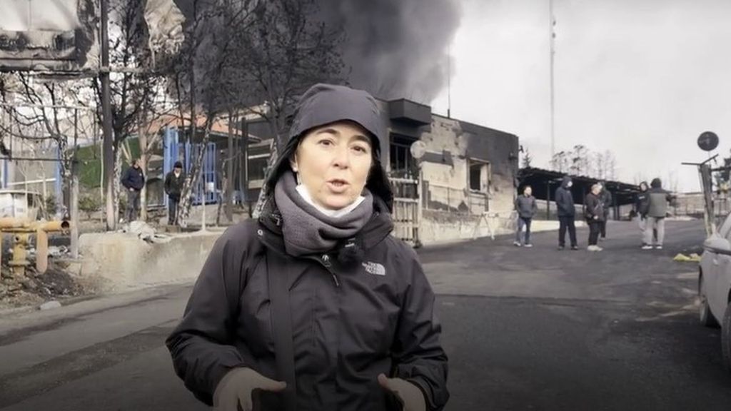 Catalina Gómez, reportera de 'Informativos Telecinco', testigo de los bombardeos a depósitos petroleros en Teherán: "Es absolutamente peligroso"