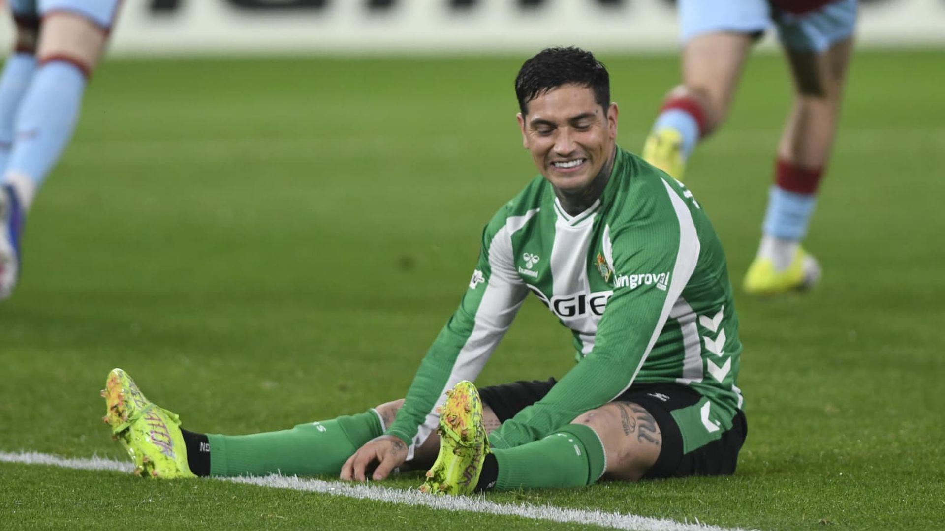 Chimy Ávila, en el Betis-Feyenoord