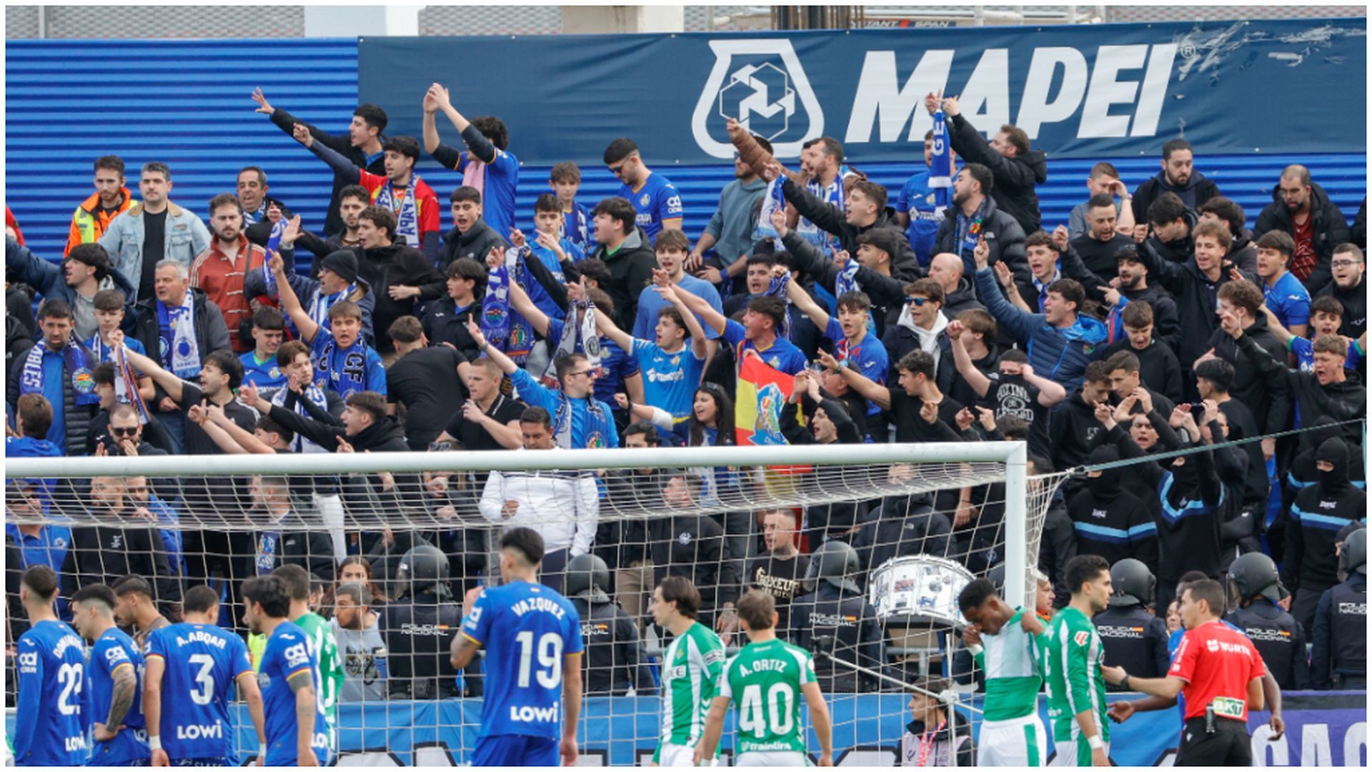El Getafe - Betis, en el Coliseum Alfonso Pérez